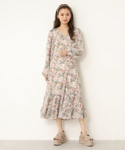 リボンのロングワンピース レディースファッション通販のワンアフターアナザーナイスクラップ One After Another Nice Claup リボンのロングワンピース レディースファッション通販のワンアフターアナザーナイスクラップ One After Another Nice Claup