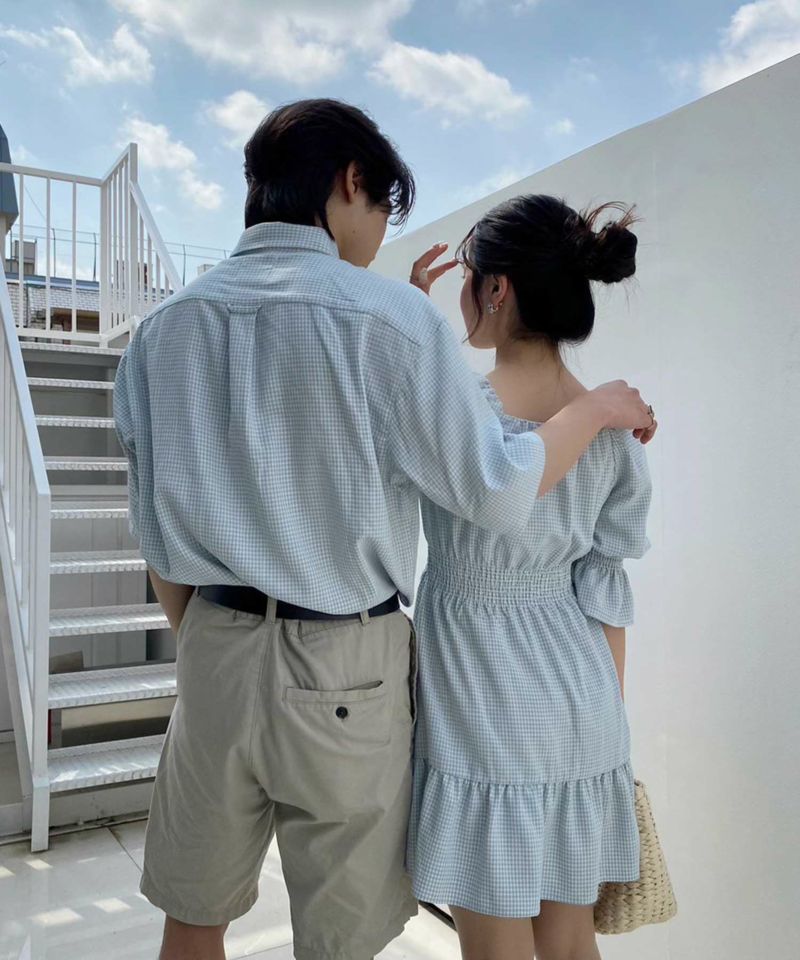 LIMMSE】パフ袖チュニック レディースファッション通販のワンアフターアナザーナイスクラップ one after another NICE CLAUP NICE CLAUP ナイスクラップ ハートチュール オフショルダー チュニック