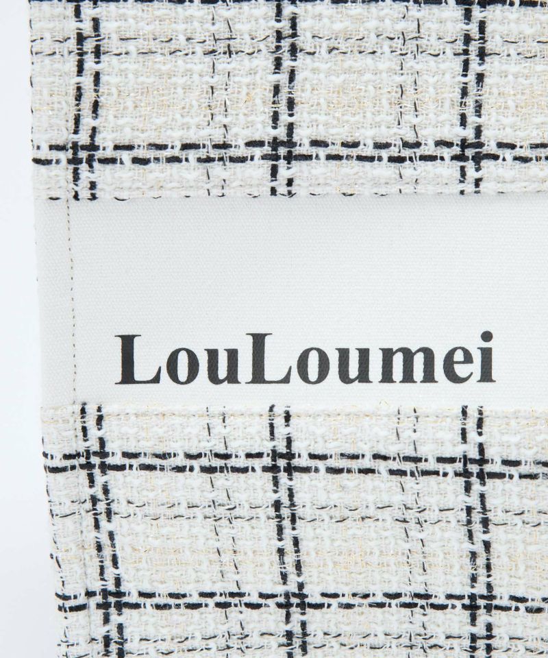 LouLoumei WEB限定色 ツイードトートバッグ  ナイスクラップ