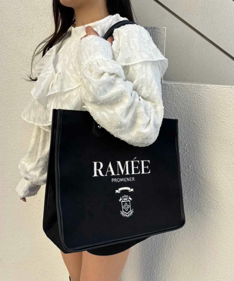 WEB限定】トリミング刺しゅうトートBAG | レディース