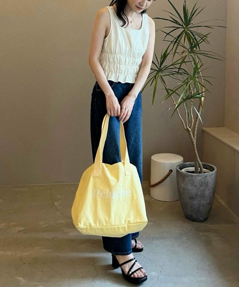 キャンバスロゴプリントトートBAG | レディースファッション通販
