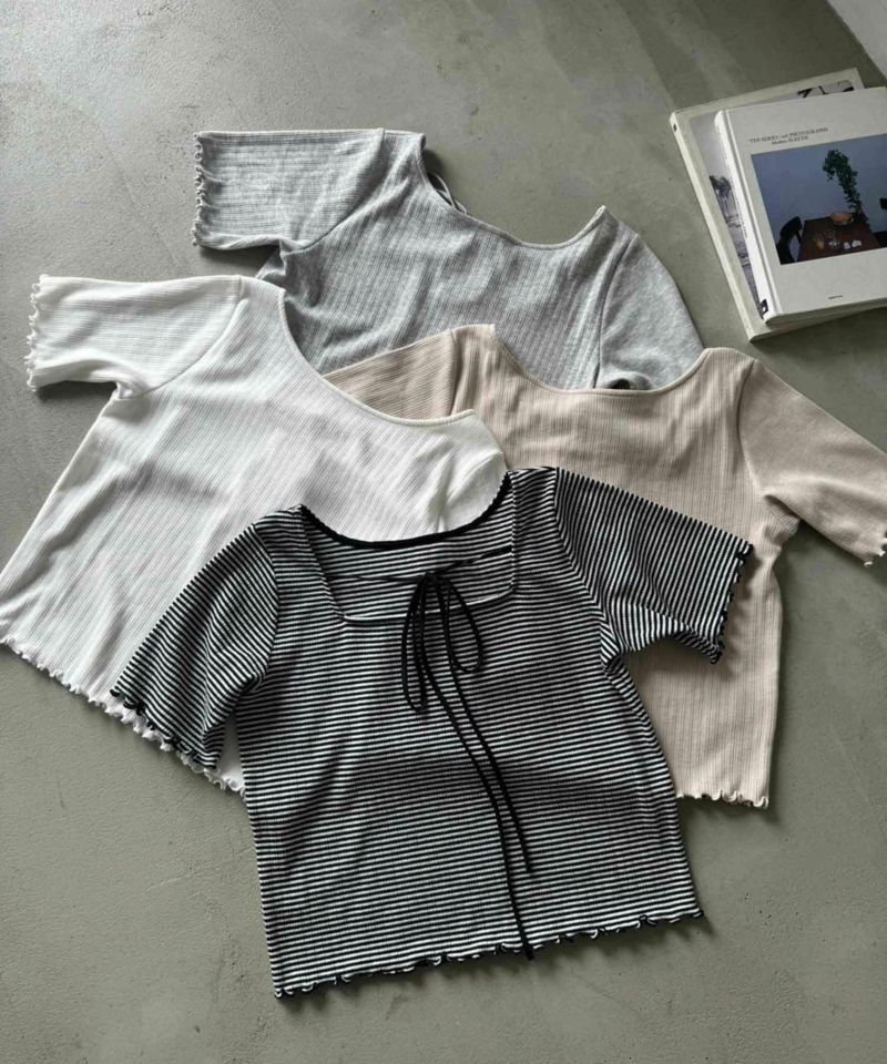 2way halter neck ribbon tops | Katrin TOKYO