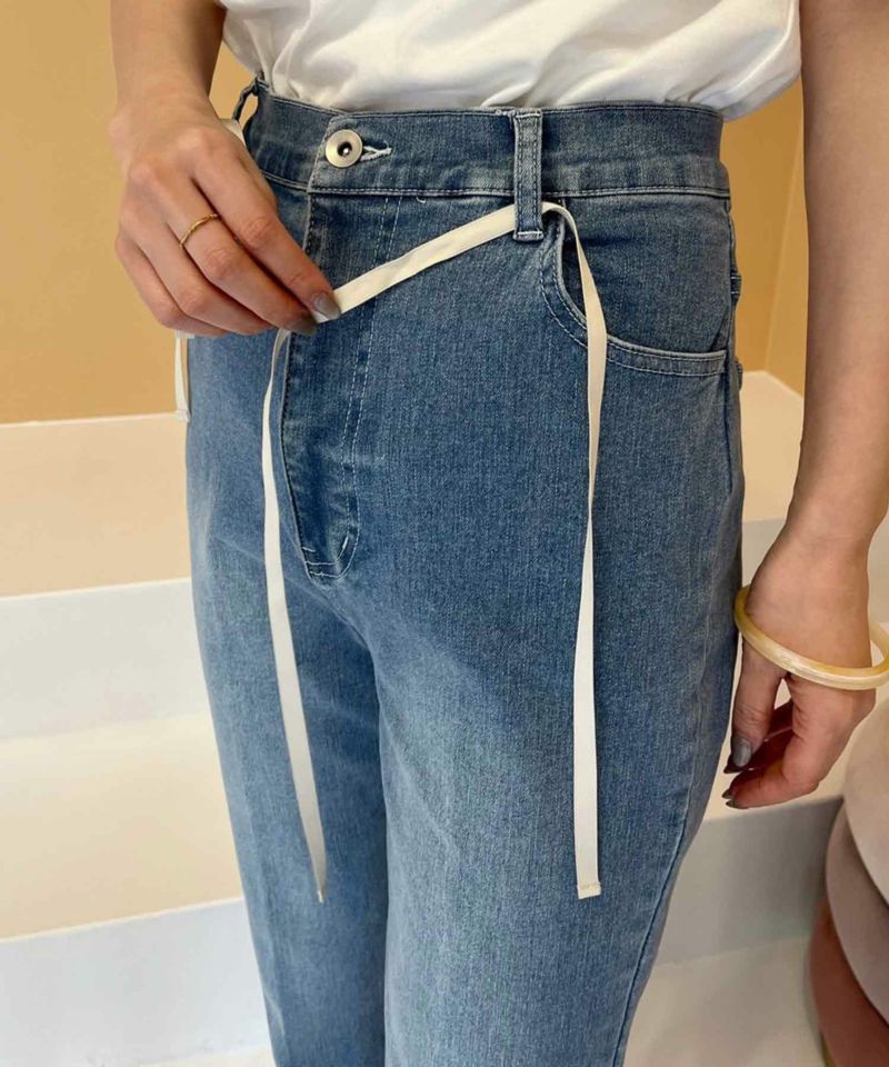 new美脚デニムパンツ | レディースファッション通販のワン