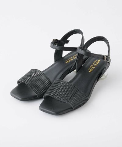 希少限定⭐ケープロビン 豪華 ラインストーン✫クリスタル ミュール サンダル 黑 希少限定⭐ケープロビン 豪華 ラインストーン✫クリスタル