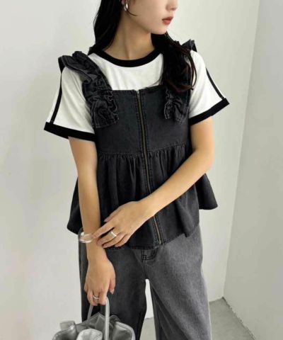 WEB限定】デニムチュニック | レディースファッション通販のワン