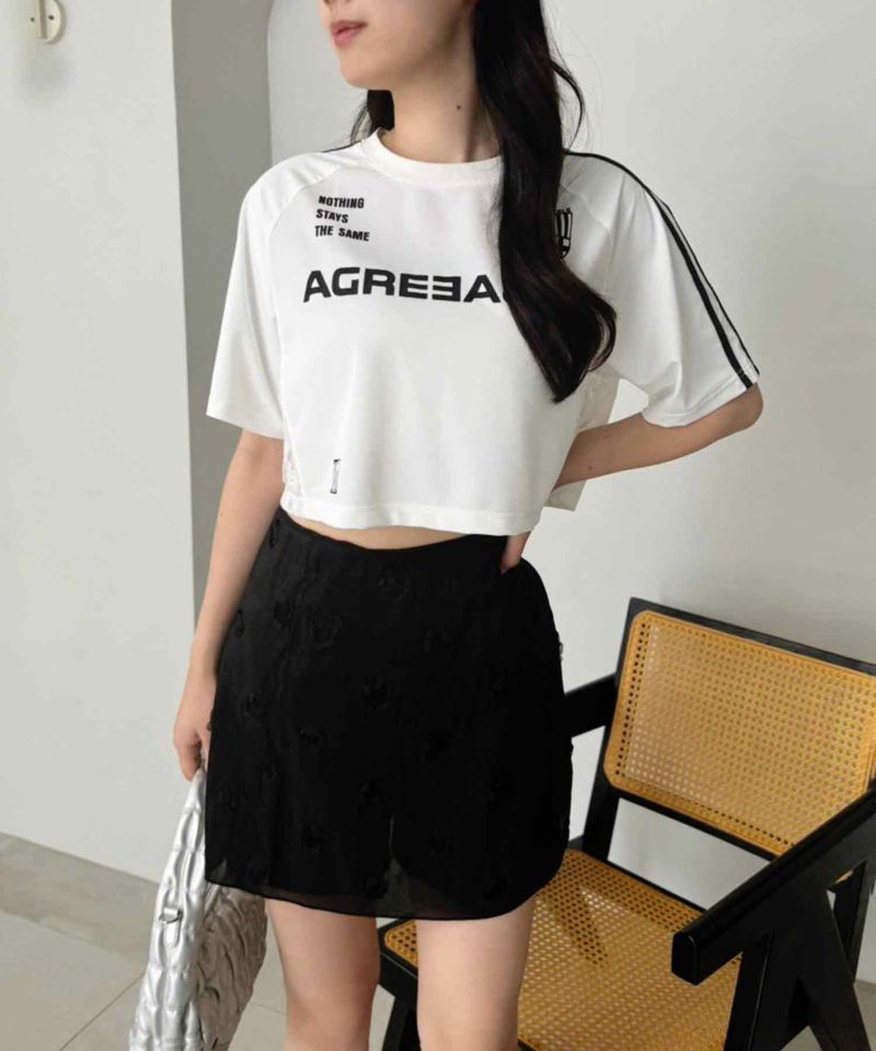 ショートパンツ ショートパンツラップスカート風 美脚脚長 着