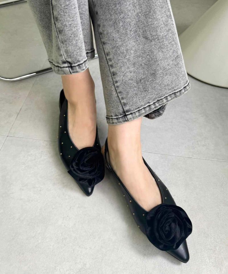 rosecollection】ローズモチーフ付パンプス | レディース