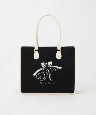 WEB限定】トリミング刺しゅうトートBAG | レディース