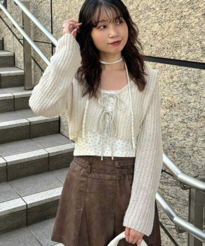 スタッフ企画】インナーsetニットカーディガン | レディース
