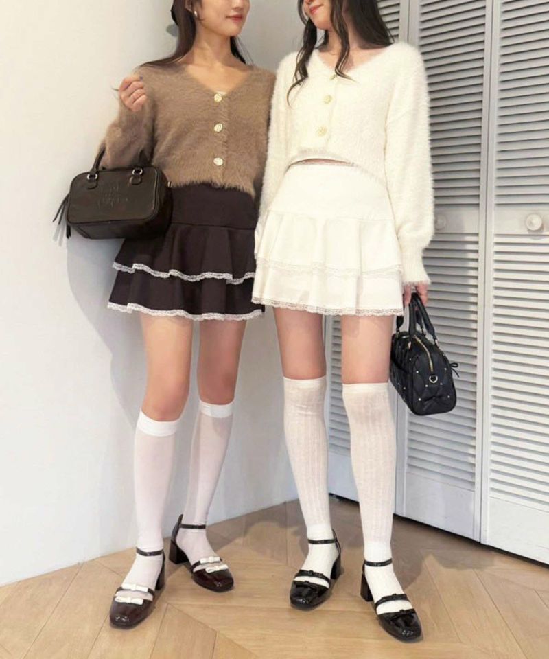 one after another NICE CLAUP｜ティアードミニスカート