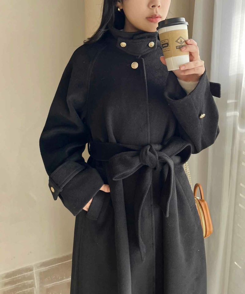 サイズ展開あり】金ボタン2wayロングコート | レディース