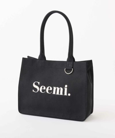 Seemi. by NICE CLAUP】ロゴ刺しゅうトートBAG | レディース