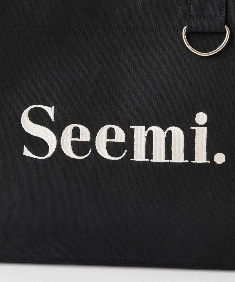 Seemi. by NICE CLAUP】ロゴ刺しゅうトートBAG | レディース