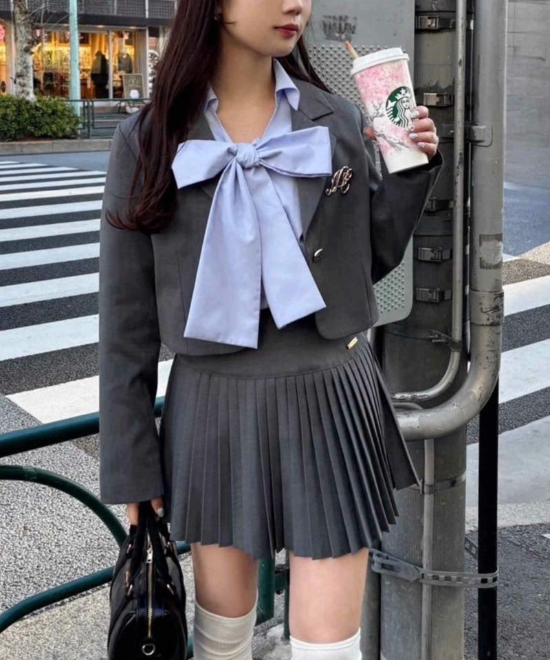 NICE CLAUP ブローチ付ショートジャケットチュールロングワンピースセット 000000009937-01-l.jpg?t=