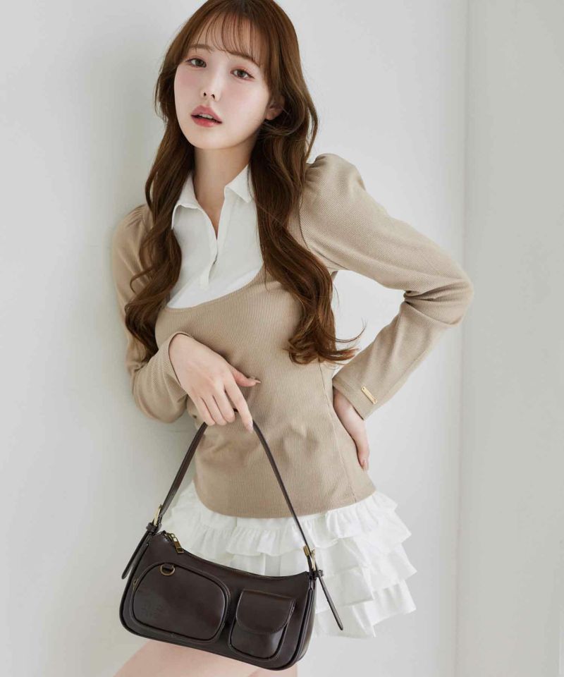 LiSA ドッキングシャツ 異素材ドッキングカットソー – LiSA LiSA ONLINE SHOP