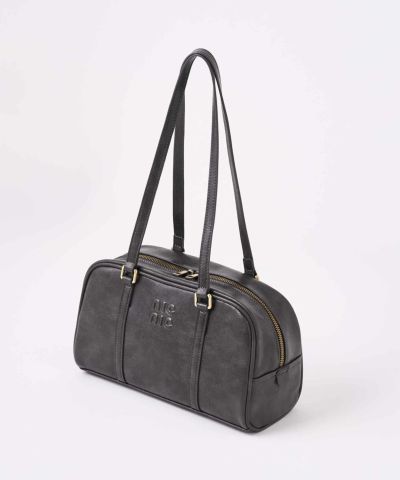 エンボスロゴスクエアボストンBAG | レディースファッション通販 エンボスロゴスクエアボストンBAG | レディースファッション通販