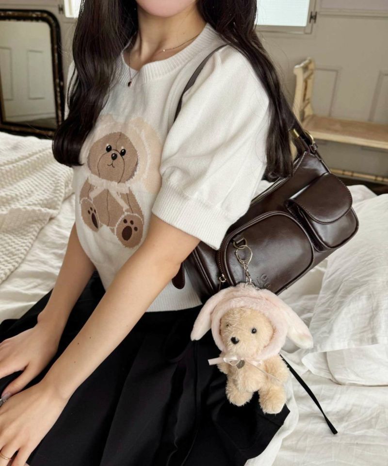 うさ耳クマぬいぐるみチャーム | レディースファッション通販の