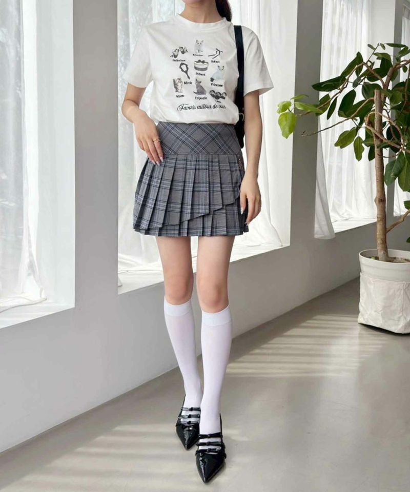 2025新入荷 サイズ展開あり】チャーム付きプリーツスカート | レディース 帽子
