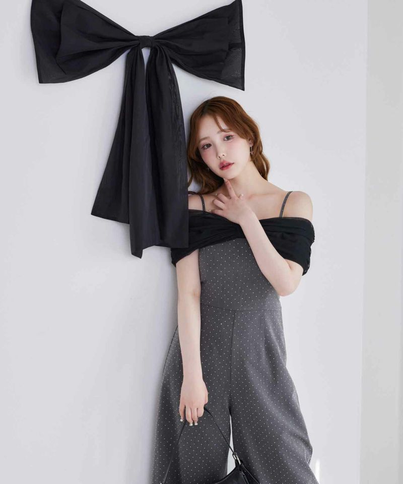 ナイスクラップ　バックレースアップロンパース Black collection】バックレースアップロンパース | レディース