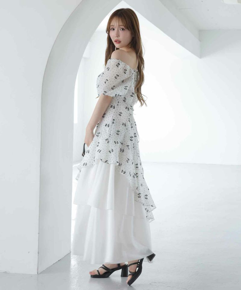 Black collection】イレヘムティアードロングワンピース