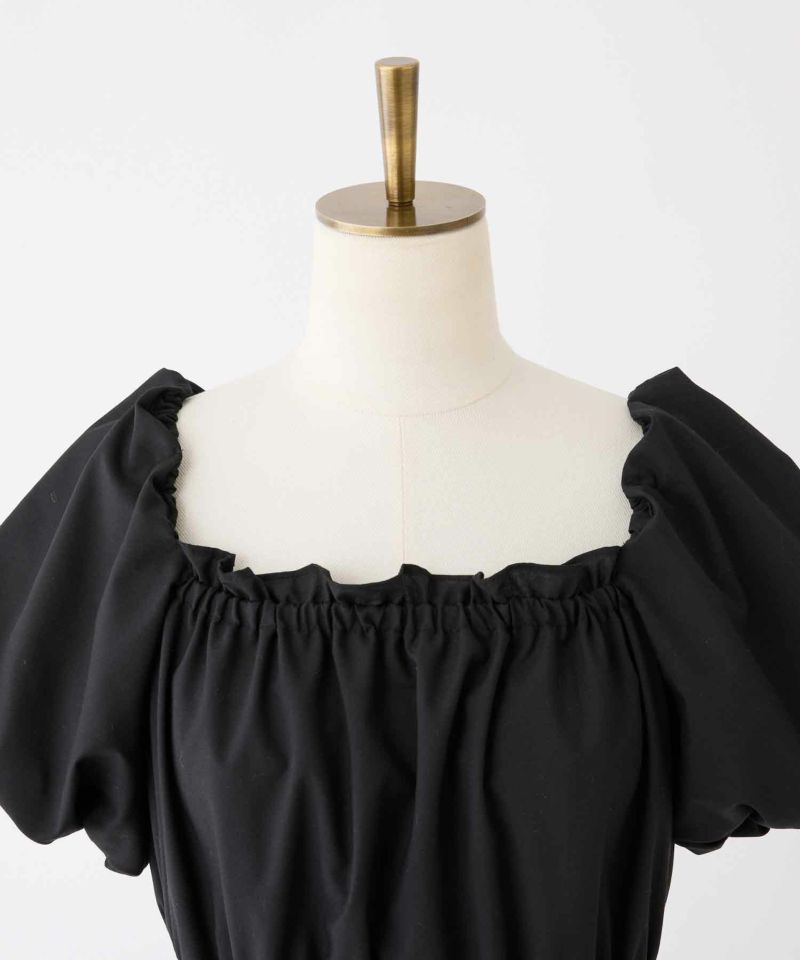 Black collection】イレヘムティアードロングワンピース Black collection】イレヘムティアードロングワンピース