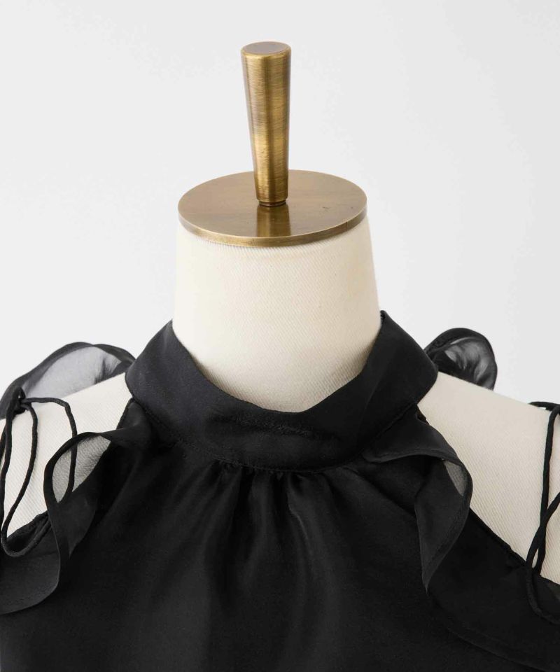 Black collection】フリルミニワンピース | レディース