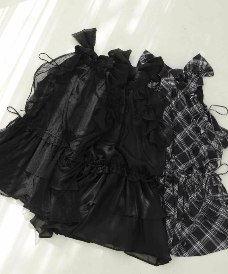 Black collection】フリルミニワンピース | レディース