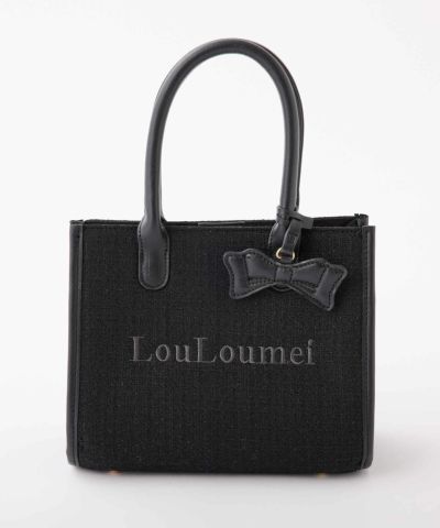 NICE CLAUP LouLoumei チェック柄ツイードトートバッグ - メルカリ