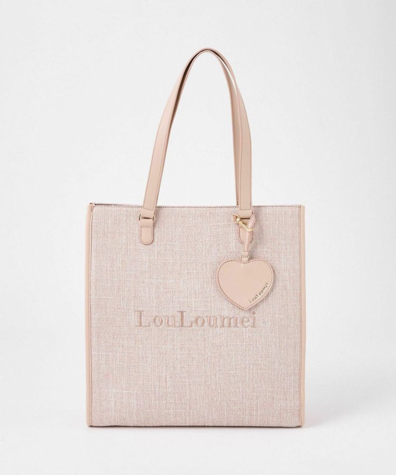 再々予約】【LouLoumei】 チャーム付きツイードキャリーオン 再々予約】【LouLoumei】 チャーム付きツイードキャリーオン