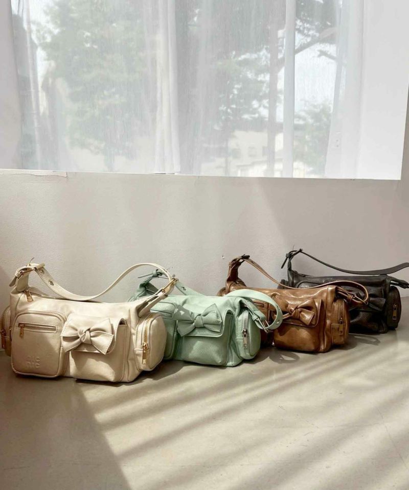 9809オードリーおまとめ商品 リボンポケット付きBAG | レディースファッション通販のワン