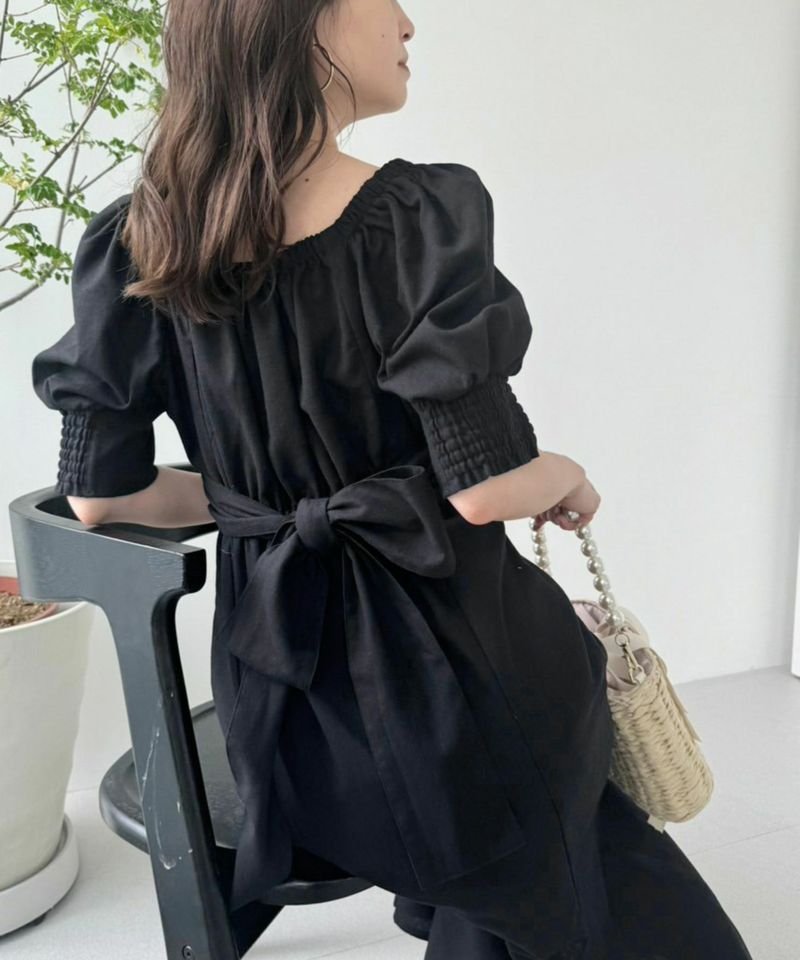 WEB限定】バックリボンワンピース | レディースファッション通販