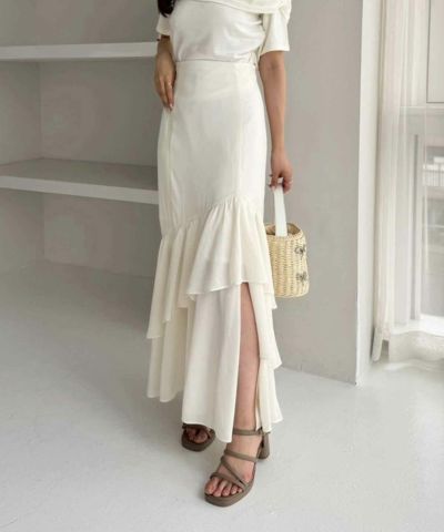 MIKAGE SHIN/ミカゲシン】スカート Pleats Belt Skirt BSSS-0601