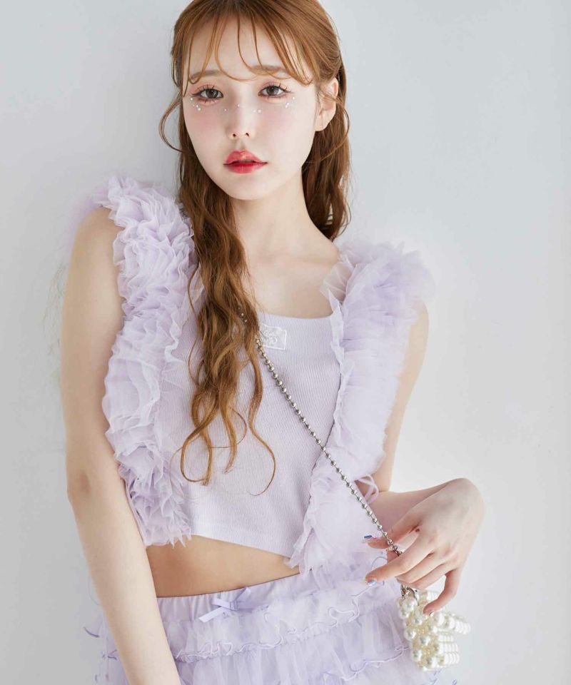 ポローラ　チュール　トップス 1st]チュール重ねトップス | KOBUNSHA SELECT SHOP | [1st