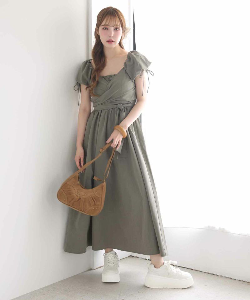 アンサンブル 2025春夏新作 ブラウス×キャミワンピアンサンブル MISCH MASCH アンサンブル 2025春夏新作 ブラウス×キャミワンピ