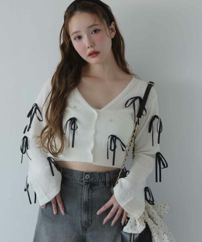 ■NICE CLAUP(ナイスクラブ)Belted high neck coat ナイスクラップ NICE CLAUP 配色キルティングブルゾン （A